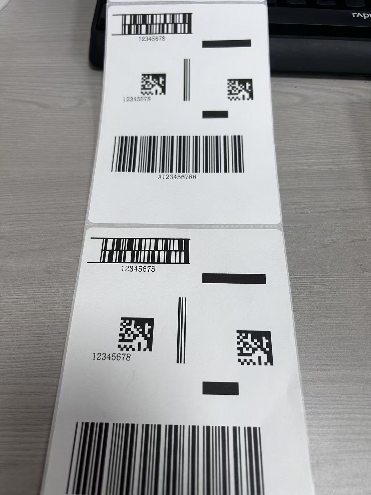 Fanfold Label