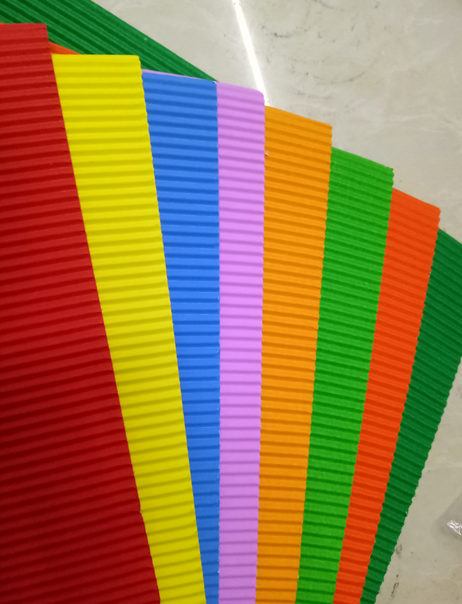 Color Corrugated Paper